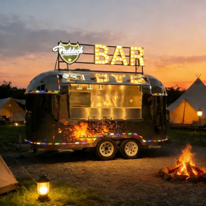 Camión de Comida de Fibra de Vidrio y Aluminio para BBQ y Helados con Equipamiento de Cocina Completo, Aislado y Resistente a la Corrosión - Product Image 3