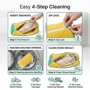 Sacchetto Riutilizzabile per <span class=keywords><strong>Lavaggio</strong></span> Sneaker 360 con Etichetta Privata di Fabbrica °   Sacchetto Protettivo in Rete per <span class=keywords><strong>Lavaggio</strong></span> <span class=keywords><strong>Scarpe</strong></span>, Borsa per Pulizia Calzature all'Ingrosso - Product Image 3