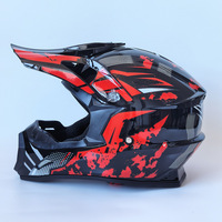 Casque de moto tout-terrain léger pour adulte, double usage, motocross, VTT, dirt bike, ABS résistant aux chocs, fermeture à boucle pour adulte