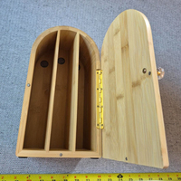 Boîte à téléphone portable haut de gamme pour le temps en famille, prison à téléphone portable en bambou avec trous de charge, peut contenir 6 téléphones, aide les enfants et les adultes à se concentrer