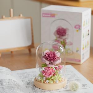 Conjunto de micropartículas, juego de bloques de construcción educativos DIY, nuevo regalo de plástico para el Día del Maestro en idiomas de Flower7392-7422 - Product Image 4