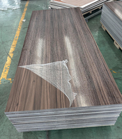 Décoration intérieure, panneau mural en charbon de bambou, 5 mm, 8 mm, placage bois, revêtement mural en bois intérieur, panneau mural en fibre de bambou pour hôtel