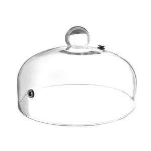 HENDI Glass Dome with Vent Plate Bell 260x(H)175mm <b>Showcase</b> Product - Product Image 1