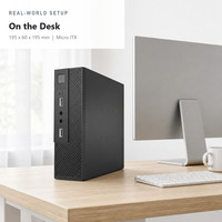 Casing PC Ultra Slim Horizontal ITX SFF Langsung dari Pabrik Grosir OEM HTPC Bisnis Kantor Slim Mini Micro ITX