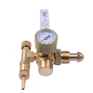 Régulateur de soudage à l'argon au cuivre CO2 MIG/TIG Débitmètre Jauge avec matériau en laiton pour gaz hélium - Product Image 5