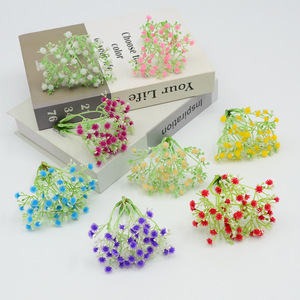Dongchen Crafts - Cabeza de Flor Artificial de Baby's Breath, Accesorio para Fotografía de Bodas, Tocado Nupcial, Decoración del Hogar - Product Image 1