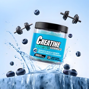 סוכריות גומי קריאטין מותג פרטי סיטונאי 60/120 יחידות תוספי תזונה לגדילת שרירים קריאטין מונוהידראט למבוגרים לשיפור כוח - Product Image 3