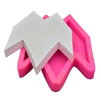 Pot de fleur Moule en silicone pour béton Carré et rond en forme de pot de ciment de fleur en béton Moules