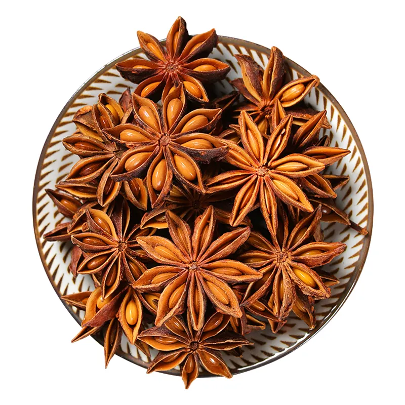 Gránulos de anís estrellado al por mayor de alta calidad, especias secas procesadas crudas para condimento de primavera y otoño, gran oferta Star Ansie