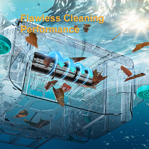 Robot Nettoyeur de Piscine Sans Fil, Électrique Solaire, Aspirateur Automatique Rechargeable, Écumeur de Surface pour Feuilles, Nettoyeur sans Cordon - Product Image 2