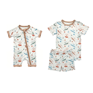 Pijamas de Algodón 95% con Estampado de Estrellas de Mar para Bebé Niño, Conjuntos Casuales de Primavera/Otoño, Pijamas para Dormir, Combinan con los del Hermano - Product Image 4