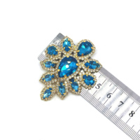 Accessoires pour robe de mariée Crystal AB Rhinestone Patches Coudre sur Carnaval Craft Dress Decoration Glass Applique