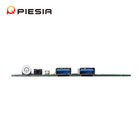 Motherboard Piesia Intel Nuc 2*DDR5 M.2 SATA I7 Motherboard I5-1135G7 2*Type-C 2*LAN Motherboard Linux Terintegrasi