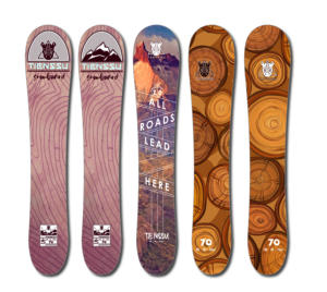 Skiboards 99 cm Skiblades Snowblades Skis courts (Noir |   Fixations de snowboard) Skiblades - Product Image 1