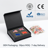 Pin de Solapa Personalizado de Latón con Bandera Nacional, Regalo Diplomático, Recuerdo de Viaje, Evento Internacional