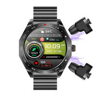 Reloj Inteligente 2 en 1 T95 2025 con Monitoreo de Salud y Auriculares TWS, Resistente al Agua, Pantalla de 1.52 Pulgadas, Reloj con Auriculares para Hombre