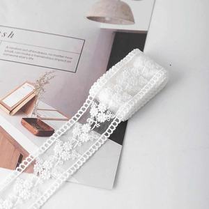 5PCS 15-60Yard <strong>Mesh</strong> Embroidery Lace for Crafts Handmade Bow DIY 40mm <strong>Ribbon</strong> Jewelry Gift Accessories Sewing Fabric Accessories - Product Image 1