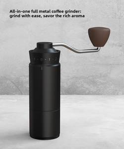 เครื่องบดกาแฟมือ<span class=keywords><strong>หมุน</strong></span>สแตนเลสสีดำ แบบกรวยปรับระดับได้ สำหรับ<span class=keywords><strong>บด</strong></span><span class=keywords><strong>กาแฟ</strong></span>ด้วย<span class=keywords><strong>มือ</strong></span> ใช้ในบ้าน ร้าน<span class=keywords><strong>กาแฟ</strong></span> หรือสำหรับบาริสต้า - Product Image 3
