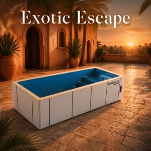 Piscina di Lusso <span class=keywords><strong>in</strong></span> Fibra di Vetro da 20 Piedi, Piscina Fuori Terra per Resort, Agriturismi e Progetti Alberghieri - Product Image 1