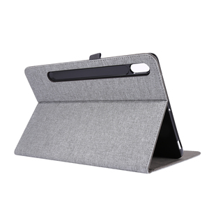 NUOVA Cover Sottile in Tessuto e Pelle PU con Supporto per Tablet Samsung <span class=keywords><strong>Galaxy</strong></span> <span class=keywords><strong>Tab</strong></span> S9 <span class=keywords><strong>S8</strong></span> S7 X700 T870 da 11 Pollici - Product Image 6