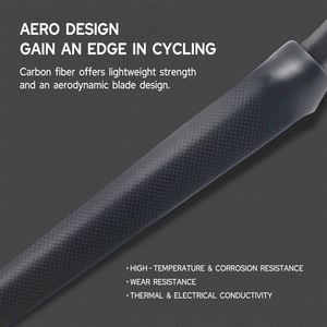 Horquilla de Bicicleta de Carretera de Carbono, Carbono 700*25c Máx., Diseño Aerodinámico, Horquilla de Fibra de Carbono Ligera y Robusta - Product Image 3