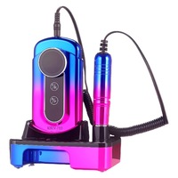 Vente flash Lampe à ongles LED portable professionnelle XSUV-710 45000 tr/min 2 en 1 rechargeable perceuse à ongles électrique
