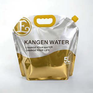 Promotion : Sac d'eau Kangen de 5 litres, sans BPA, réutilisable, pliable, bouteilles d'eau potable en plastique pour le camping - Product Image 1
