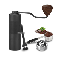 Moulin à café manuel HIGHWIN, moulin à grains de café pour expresso, cafetière à piston, voyage, camping, maison, bureau