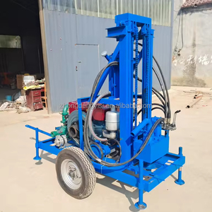 Foreuse hydraulique diesel pour puits d'eau, fournisseur chinois, mini prix / petite machine de forage de puits d'eau portable à vendre - Product Image 3