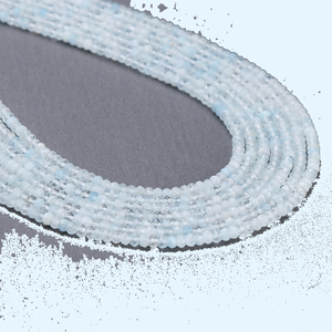 ลูกปัดพลอยธรรมชาติทรงเหลี่ยมเจียระไนหลากสี แดง เหลือง เขียว น้ำเงิน ชมพู ขาว ขนาด 8 มม. - Product Image 5