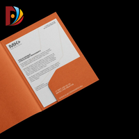 Carpeta de Presentación Empresarial Personalizada con Impresión de Logotipo, Formato A4, con Doble Bolsillo para Documentos