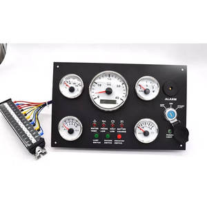 Panneau de jauge de tableau de bord de moteur multifonctionnel 12V/24V panneau de moteur pour voiture, bateau, camion - Product Image 5