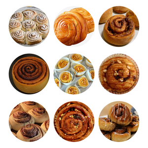 Ls Multi funzione cannella rotolo macchina per fare il pane automatico cannella rotola linea di produzione di pane per commerciale - Product Image 2
