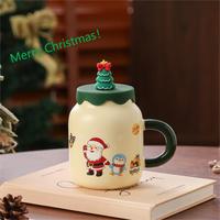 Best-seller Tasse Père Noël Tasse à café en céramique Coffret cadeau pour famille et amis