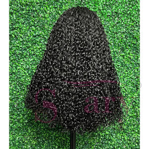 Peluca de Cabello Humano Virgen al por Mayor, Pelucas de Cabello Humano Indio Crudo SDD, Proveedores de Pelucas de Cabello Humano con Cutícula Alineada, Pelucas de Cabello Rizado Pixie para Mujeres Negras - Product Image 3