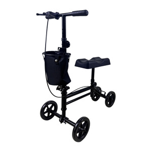 Vélo d'assistance à la marche avec panier, cadre en acier carbone, aide à la mobilité robuste pour la rééducation des blessures au genou - Product Image 3