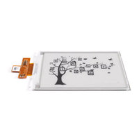 Papier électronique noir et blanc personnalisé de 4.3 pouces Affichage à encre électronique à 16 niveaux de gris 800x600 à ports parallèles