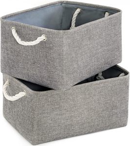 Modern Wardrobe Storage <b>Basket</b> Fabric Storage <b>Basket</b> with Handle - Product Image 1