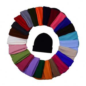 Bonnet d'hiver pour hommes personnalisé en gros Bonnet tricoté chaud avec logo brodé en 3D Caractéristique commune du tissu - Product Image 1