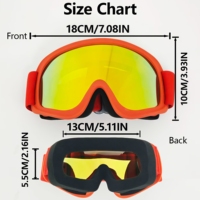 Masque de ski double couche anti-buée, tendance, avec logo personnalisé, anti-sable, protection UV améliorée, verres interchangeables pour l'extérieur