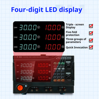 Alimentation électrique modulaire multi-canaux ETOMMENS ETM-DM-AAA 15V 2A, 3 canaux, numérique, de table, pour l'industrie