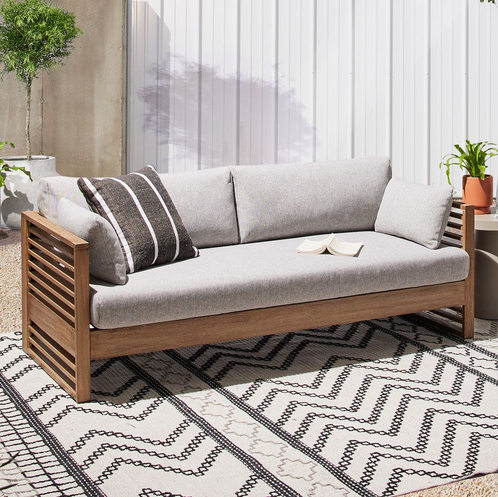 New arrival luxury modern teak outdoor patio furniture set garden set sofas
