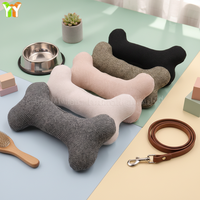 Juguete Masticable para Perros YY Dog Bone, Juguete de Fieltro Suave para Perros Husky Siberianos, Resistente a Mordeduras Agresivas, Juguete Interactivo con Sonido para Cachorros