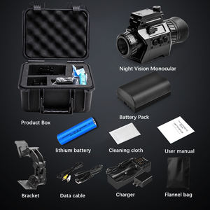 HD ヘルメット NVG 第<span class=keywords><strong>3</strong></span>世代 デジタル ナイトビジョン 単眼鏡 赤外線 暗視ゴーグル 双眼鏡型 暗視装置 WiFi ビデオ録画機能付き - Product Image 3