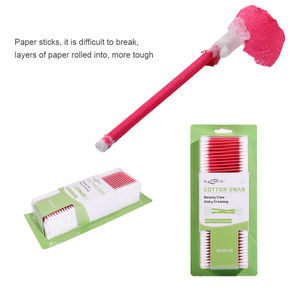 Hisopos de Algodón Desechables Kanmine con Palitos de Papel, Hisopos de Algodón de Doble Punta para Maquillaje y Cuidado de <span class=keywords><strong>la</strong></span> <span class=keywords><strong>Piel</strong></span>, Multiusos, Empaquetados <span class=keywords><strong>en</strong></span> Blíster - Product Image 4