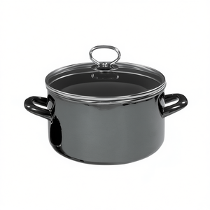 หม้อเนื้อเบอร์รี่ 20 ซม. พร้อมฝาแก้ว สำหรับตุ๋นและต้ม - Product Image 2