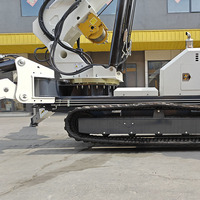 Mini grue araignée hydraulique mobile de chantier, 8 tonnes, portée de levage de 21 mètres, facile à utiliser pour les projets de construction