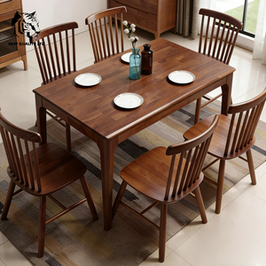 Fournisseur chinois, prix bas, personnalisable, grand stock, prêt à être expédié, table de salle à manger, nouvelle mode, meubles de salle à manger en bois. - Product Image 6