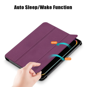 เคสแท็บเล็ตแบบตั้งได้สามระดับ ป้องกันรอยขีดข่วน ผลิตจากวัสดุ PC และหนัง PU พร้อมฟังก์ชั่นเปิด/ปิดอัตโนมัติ ป้องกันการกระแทก สำหรับ <span class=keywords><strong>iPad</strong></span> <span class=keywords><strong>Pro</strong></span> <span class=keywords><strong>11</strong></span> 2024 - Product Image 3