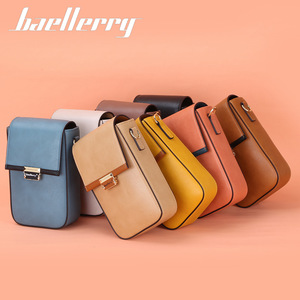 Baellerry Women's Crossbody Bag Yellow Vertical <b>Square</b> Magnetic Buckle Mobile Phone Bag Everyday Use Portable - Product Image 4
